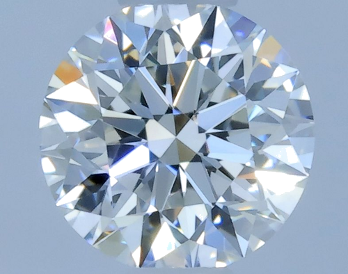 0.41 carat F-VVS2 Excellent cut Natūralus Round Deimantas (1)
