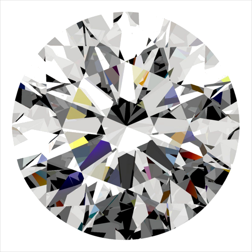 0.3 carat I-SI1 Excellent cut Natūralus Round Deimantas (1)