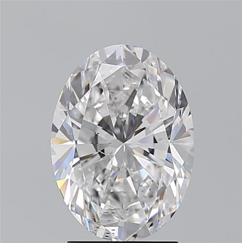 2.51 carat D-SI2 Natūralus Oval Deimantas (1)