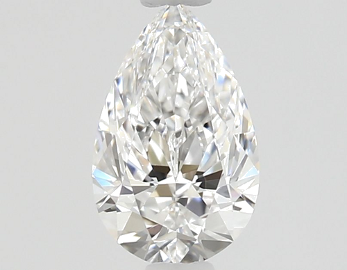 0.51 carat D-VVS1 Natūralus Pear Deimantas (1)