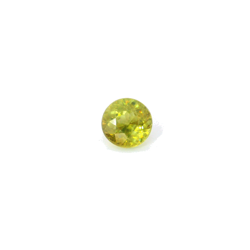 0.67 carat YELLOW Round Sphene (1)