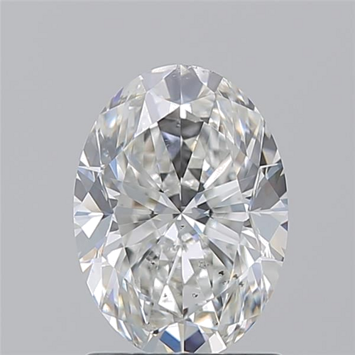 1.53 carat F-SI2 Natūralus Oval Deimantas (1)