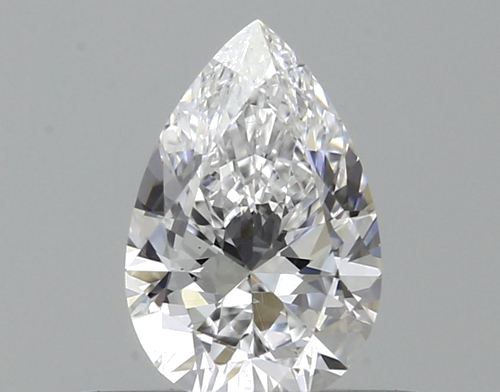 0.34 carat D-VVS2 Natūralus Pear Deimantas (1)