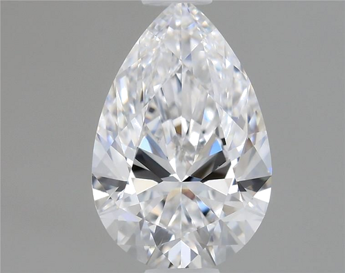 0.71 carat D-VVS1 Natūralus Pear Deimantas (1)
