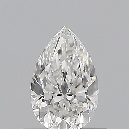 0.57 carat F-VS2 Natūralus Pear Deimantas (1)