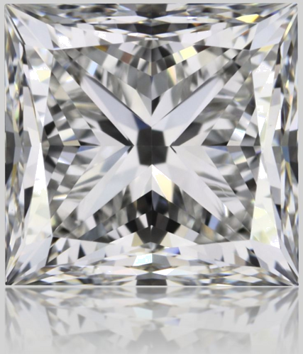 1.01 carat G-VVS2 Natūralus Princess Deimantas (1)
