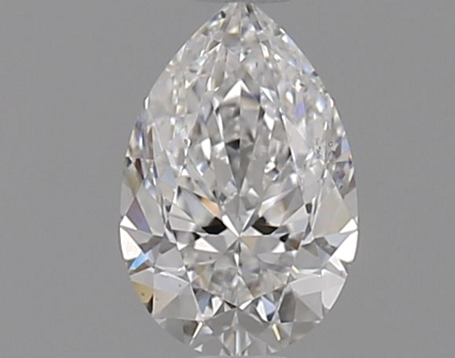 0.7 carat D-SI1 Natūralus Pear Deimantas (1)