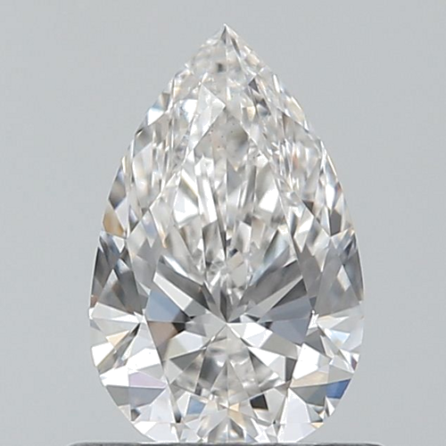 0.6 carat F-VS2 Natūralus Pear Deimantas (1)