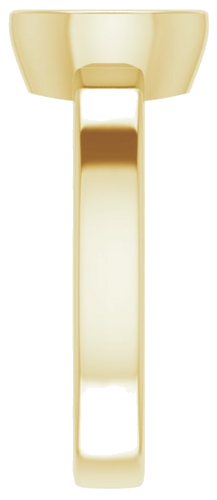 Sužadėtuvių Žiedas „Solitaire“ 585 Geltonojo Aukso Oval 8mm x 6mm (4)