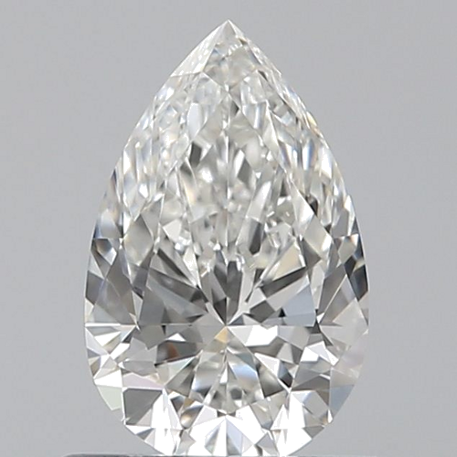 0.6 carat H-VVS1 Natūralus Pear Deimantas (1)