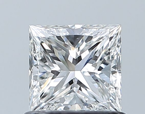 0.7 carat E-VS2 Natūralus Princess Deimantas (1)