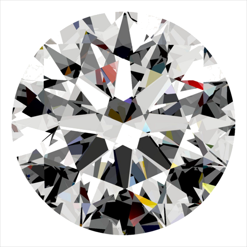 0.35 carat J-VVS2 Excellent cut Natūralus Round Deimantas (1)
