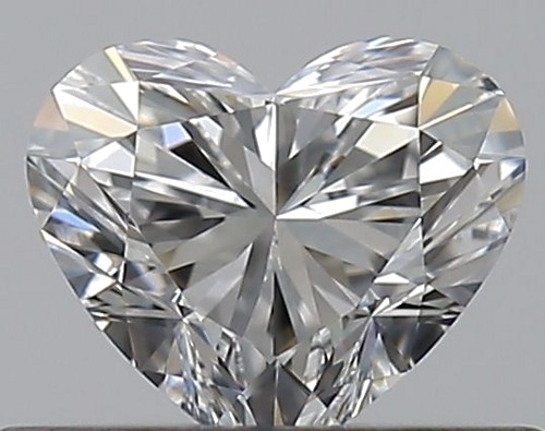 0.42 carat F-IF Natūralus Heart Deimantas (1)