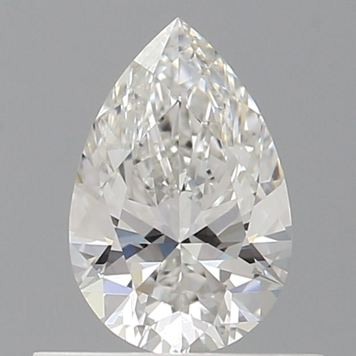 0.52 carat G-VVS1 Natūralus Pear Deimantas (1)