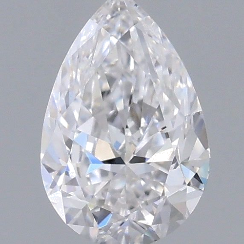 0.4 carat D-VS1 Natūralus Pear Deimantas (1)