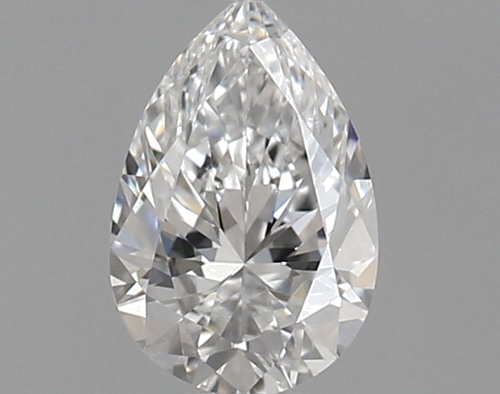 0.3 carat D-VVS2 Natūralus Pear Deimantas (1)
