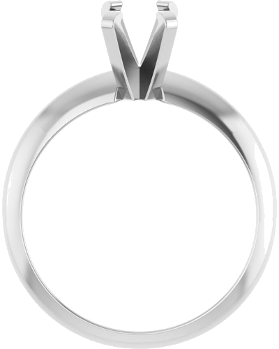 Sužadėtuvių Žiedas „Solitaire“ 585 Baltojo Aukso Emerald 6.5mm x 4.5mm (2)