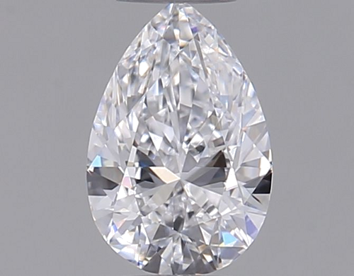 0.3 carat D-VVS2 Natūralus Pear Deimantas (1)