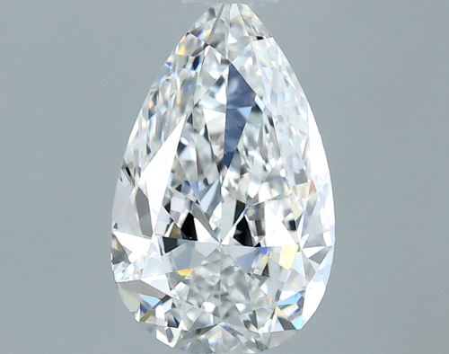 0.4 carat E-VVS2 Natūralus Pear Deimantas (1)