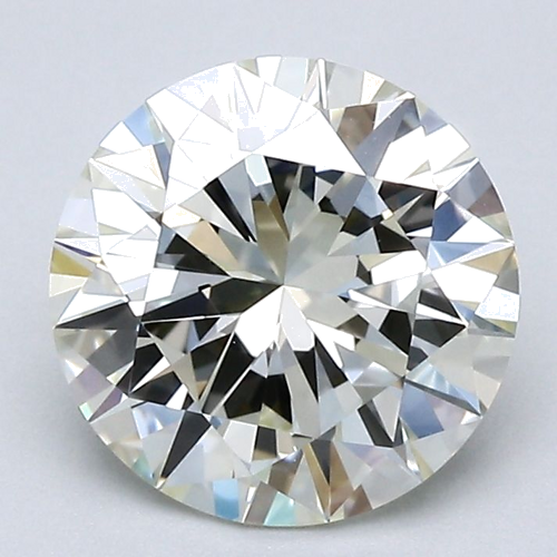 2.04 carat K-VVS1 Very Good cut Natūralus Round Deimantas (1)