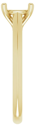 Sužadėtuvių Žiedas „Solitaire“ 585 Geltonojo Aukso Round 7mm (4)