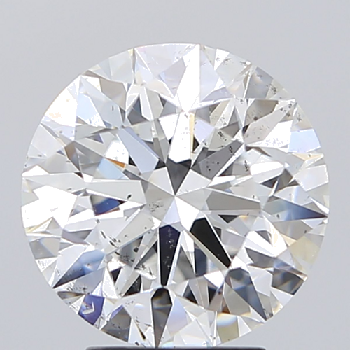 4.09 carat F-SI2 Excellent cut Natūralus Round Deimantas (1)