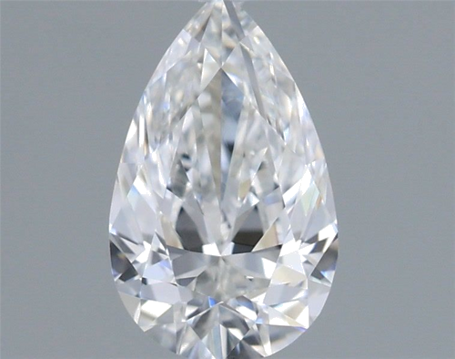 0.4 carat F-VVS1 Natūralus Pear Deimantas (1)