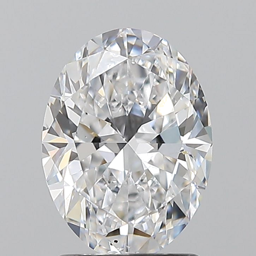 1.7 carat D-SI1 Natūralus Oval Deimantas (1)