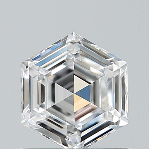 0.64 carat D-VVS2 Natūralus Hexagonal Deimantas (1)