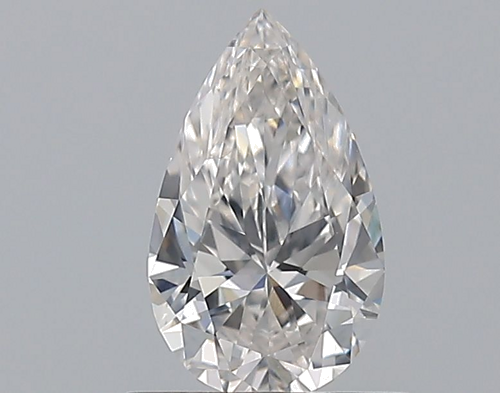 0.59 carat F-SI1 Natūralus Pear Deimantas (1)
