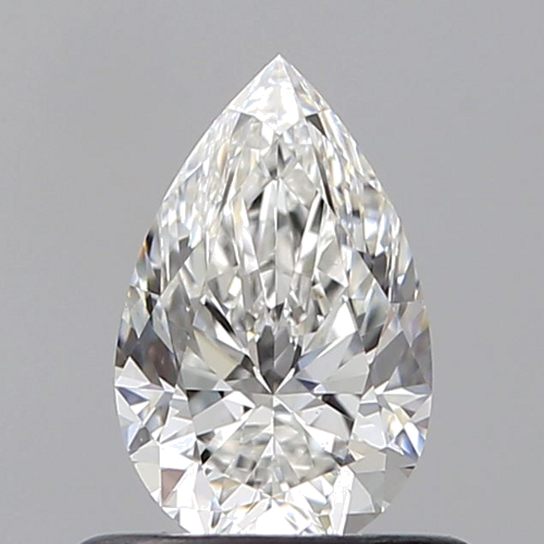 0.54 carat F-VS1 Natūralus Pear Deimantas (1)