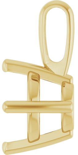 Pakabukas „Solitaire“ 585 Geltonojo Aukso Round 6.5mm (3)