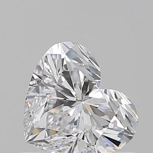 0.6 carat D-VVS2 Natūralus Heart Deimantas (1)