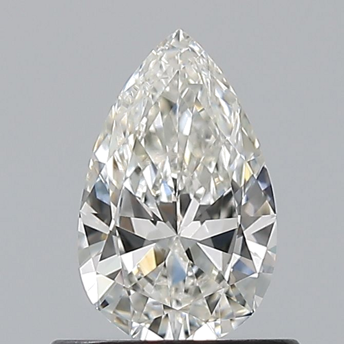 0.56 carat H-IF Natūralus Pear Deimantas (1)