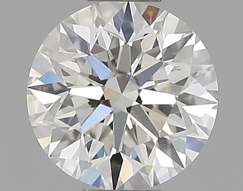 0.45 carat H-VVS1 Excellent cut Natūralus Round Deimantas (1)