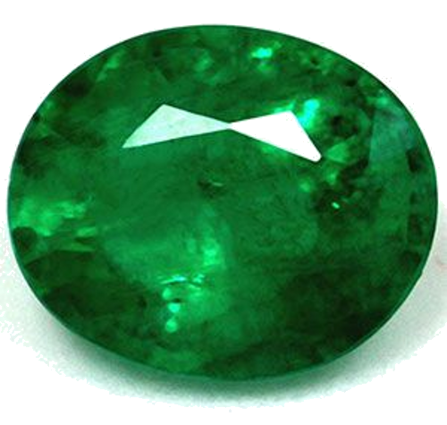 0.63 carat GREEN Oval Smaragdas (1)