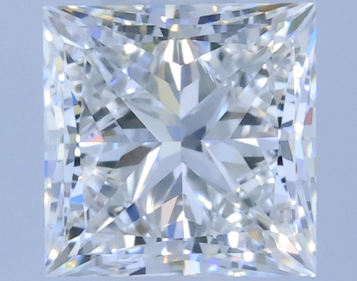 0.53 carat F-IF Natūralus Princess Deimantas (1)