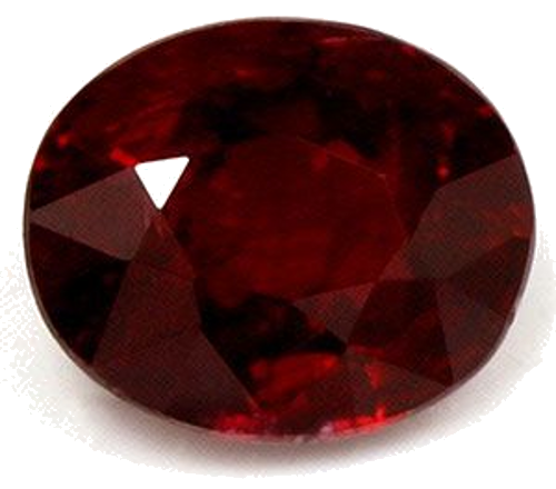 0.64 carat RED Oval Rubinas (1)