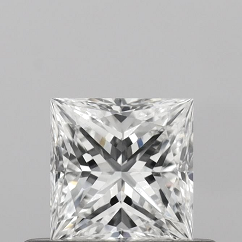 0.41 carat E-VVS2 Natūralus Princess Deimantas (1)