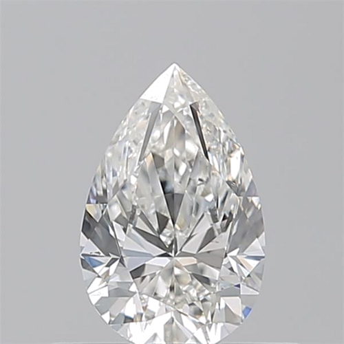 0.5 carat G-SI1 Natūralus Pear Deimantas (1)