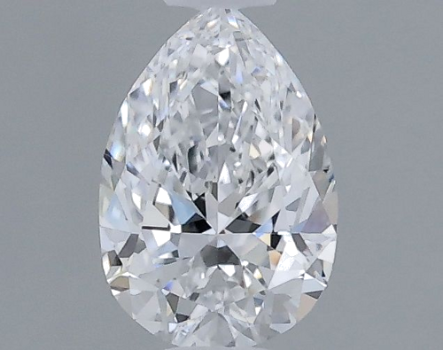 0.4 carat E-VVS2 Natūralus Pear Deimantas (1)