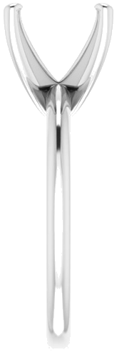 Sužadėtuvių Žiedas „Solitaire“ 585 Baltojo Aukso Square 7.5mm (4)