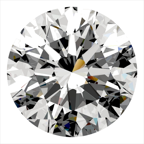 0.33 carat J-VS2 Excellent cut Natūralus Round Deimantas (1)