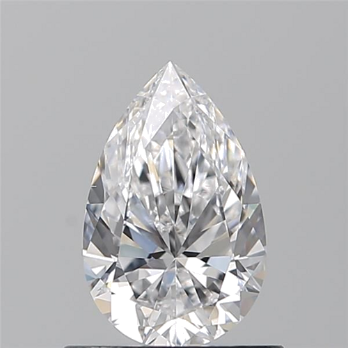 0.7 carat D-VS2 Natūralus Pear Deimantas (1)