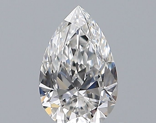 0.56 carat E-VVS1 Natūralus Pear Deimantas (1)
