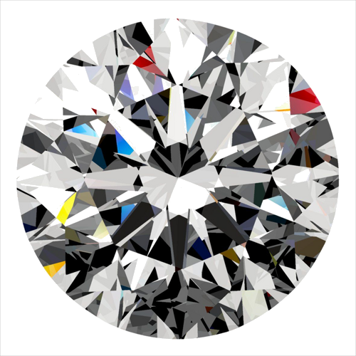 0.3 carat G-SI2 Very Good cut Natūralus Round Deimantas (1)