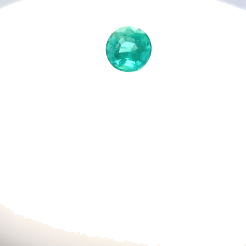 0.44 carat GREEN Round Smaragdas (1)