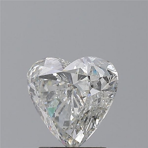 1.71 carat H-SI2 Natūralus Heart Deimantas (1)