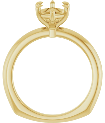 Sužadėtuvių Žiedas „Claw-Prong Euro Shank“ 14k yellow gold Marquise 13mm x 6.5mm (2)