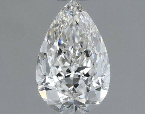 0.51 carat H-VS2 Natūralus Pear Deimantas (1)